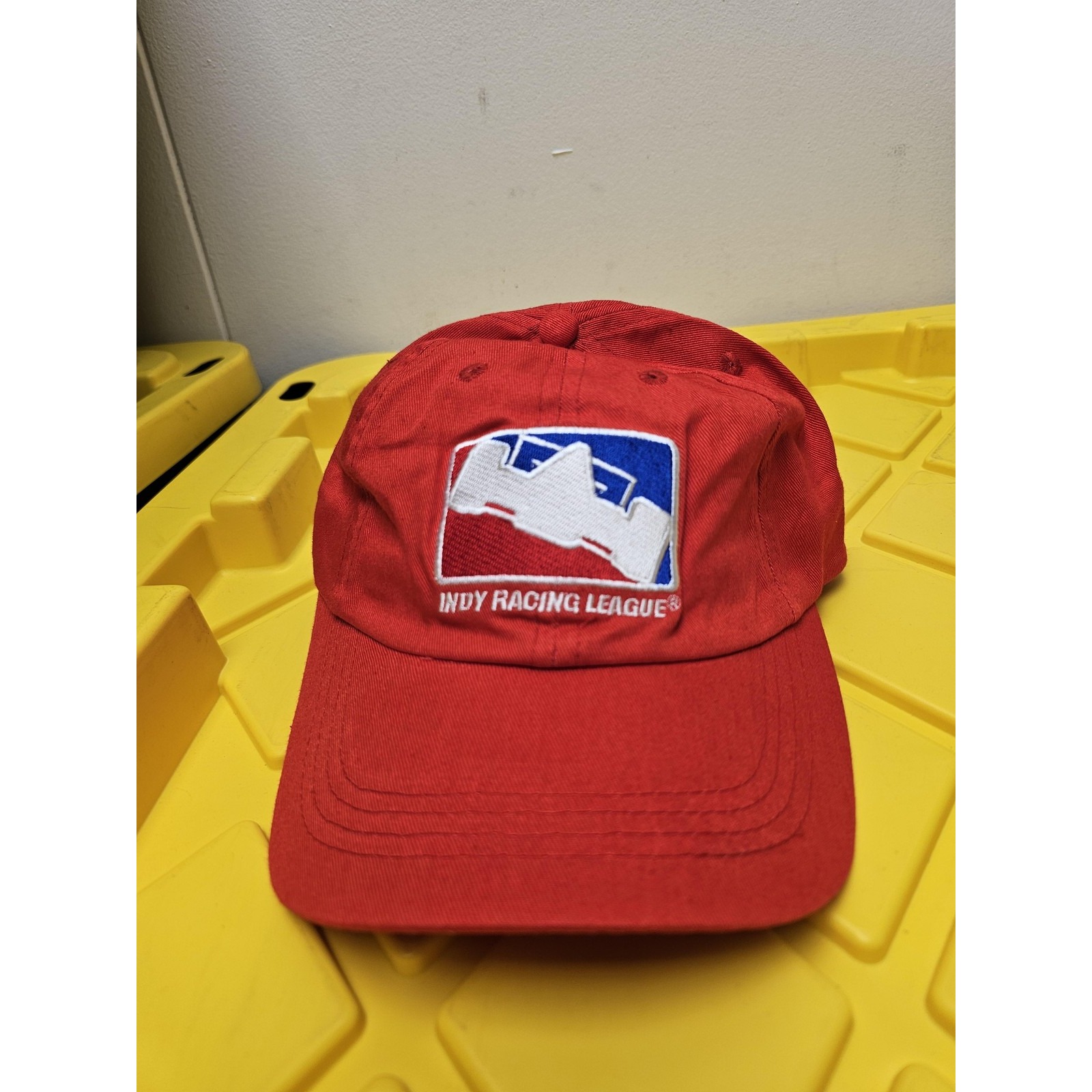 Indy Racing League Hat Cap Strap Back Mens Irl Racing Auto Race Car Motorsport